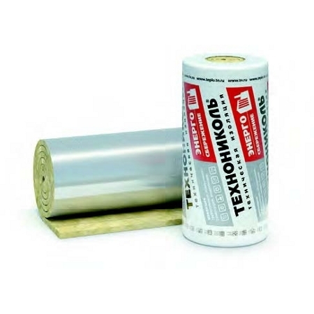 Ламела мат ТехноНИКОЛЬ, базальтовая вата с алюминиевой фольгой 20 -100 мм.