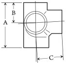 88° Крестовина двухплоскостная